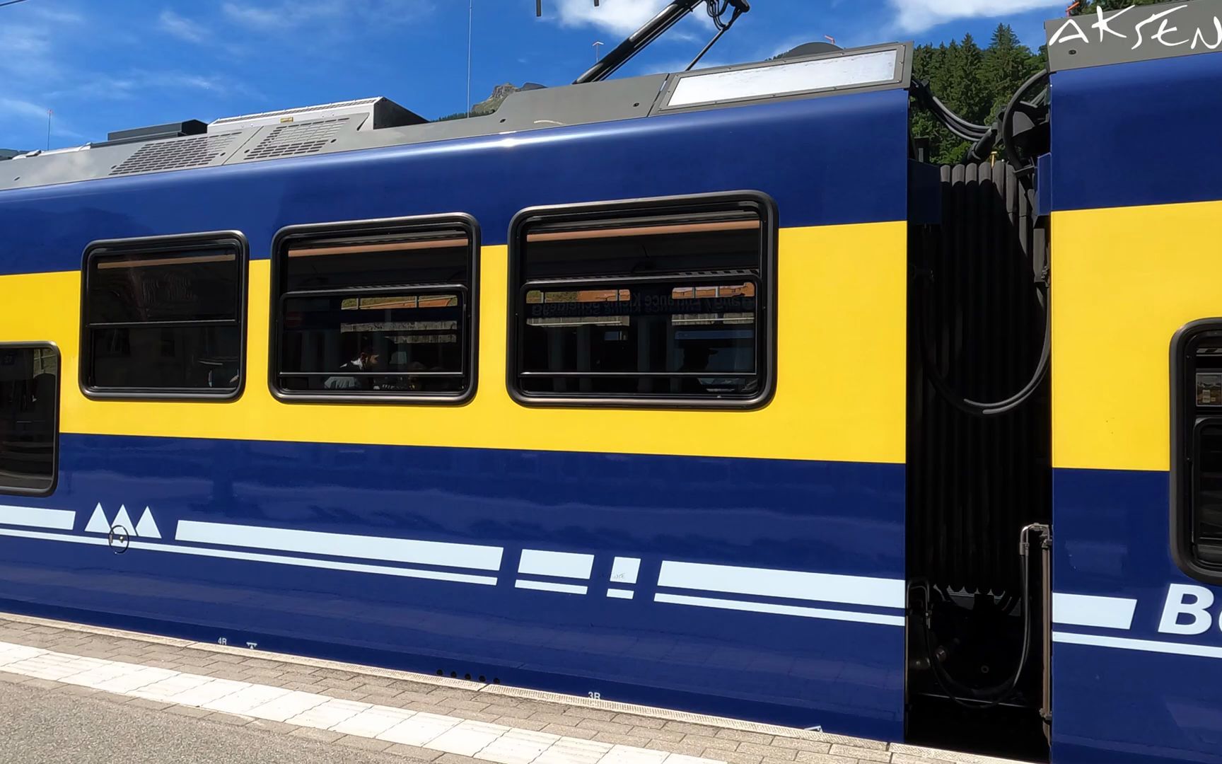 [ 4k ] 格林德瓦到因特拉肯瑞士火车之旅| 4k 60fps hdr 视频