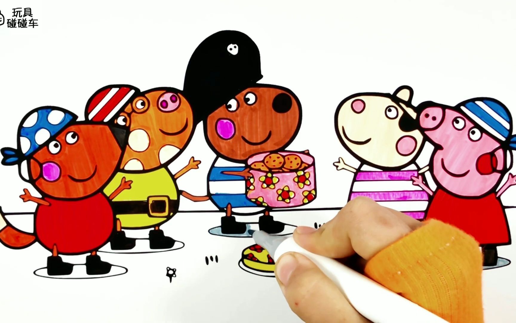 小猪佩奇小羊苏西 让我们一起学习英文儿歌吧