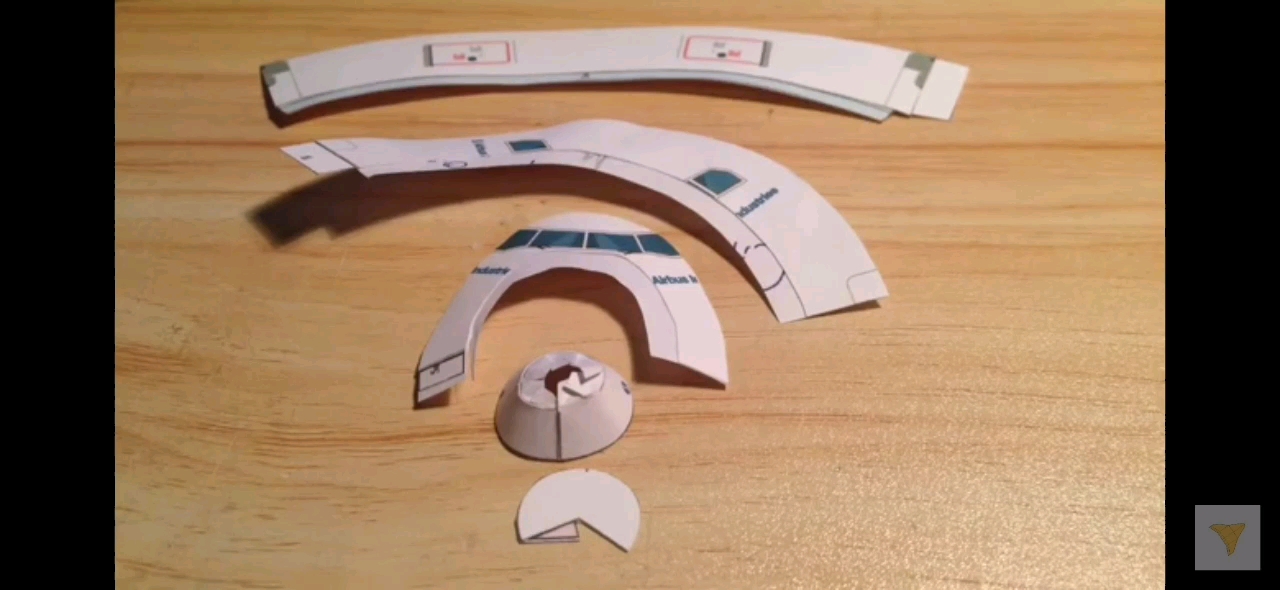 A330300,飞机纸模制作教程哔哩哔哩bilibili