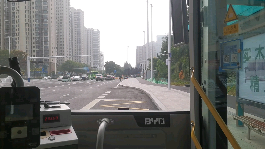 青岛公交隧道3路 西海岸汽车东站 至 铁路青岛站费县路 半全程录制