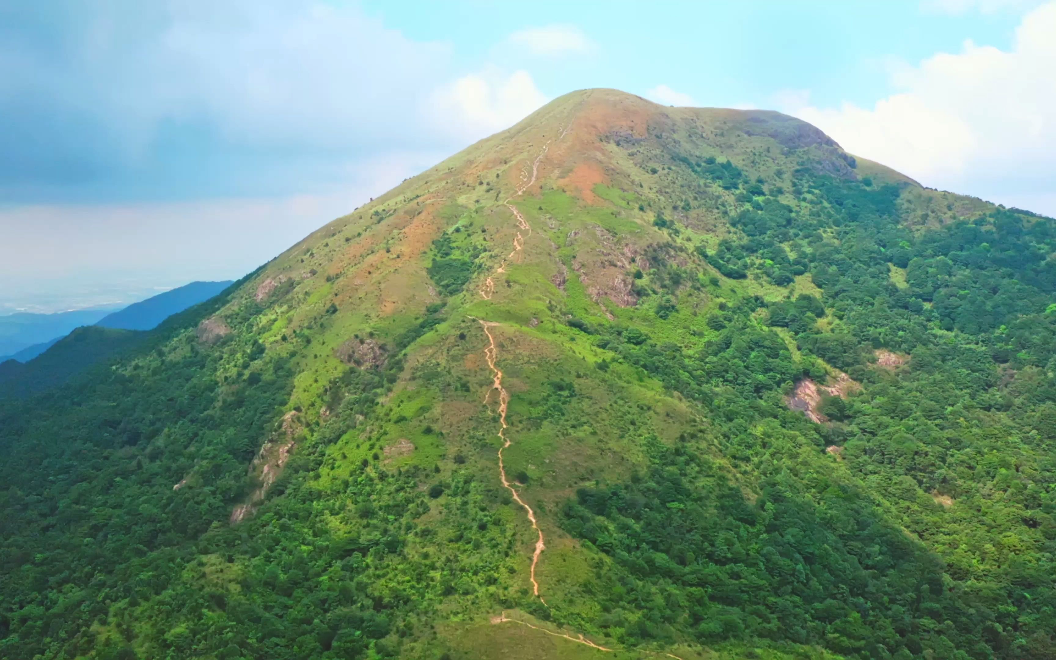 活动  骑行惠州千米高山白云嶂遇见蛇吞青蛙航拍山顶无敌风景