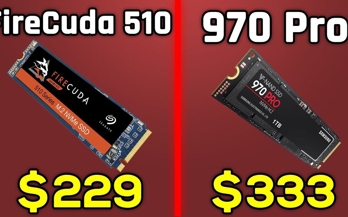【190730】希捷 firecuda 510 vs 三星 970 pro vs 970 evo plus vs