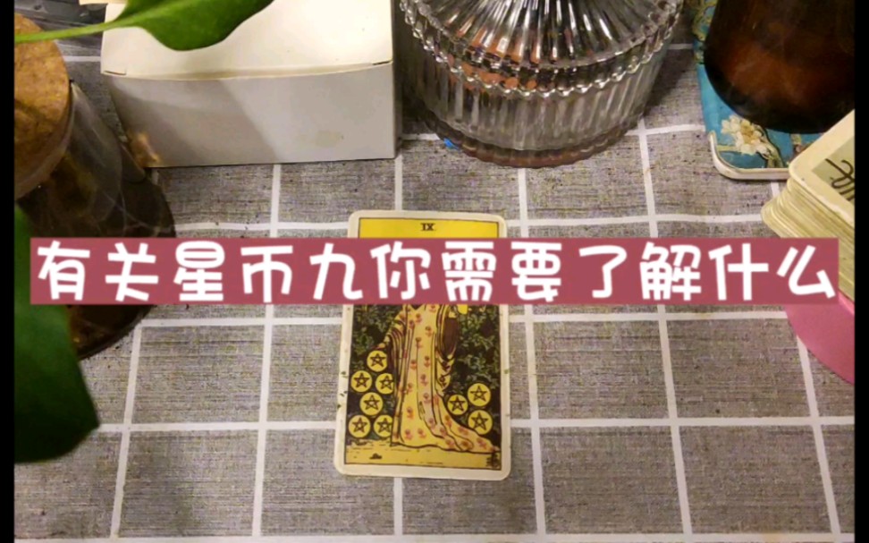 有关星币九你需要了解什么(tarot teaching)哔哩哔哩bilibili