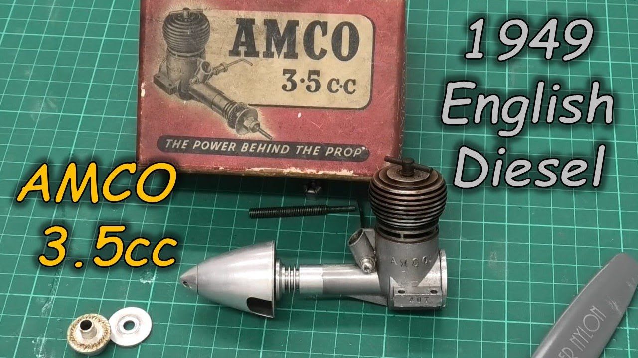 1949 年 AMCO 3.5cc 柴油发动机  运行与评价哔哩哔哩bilibili