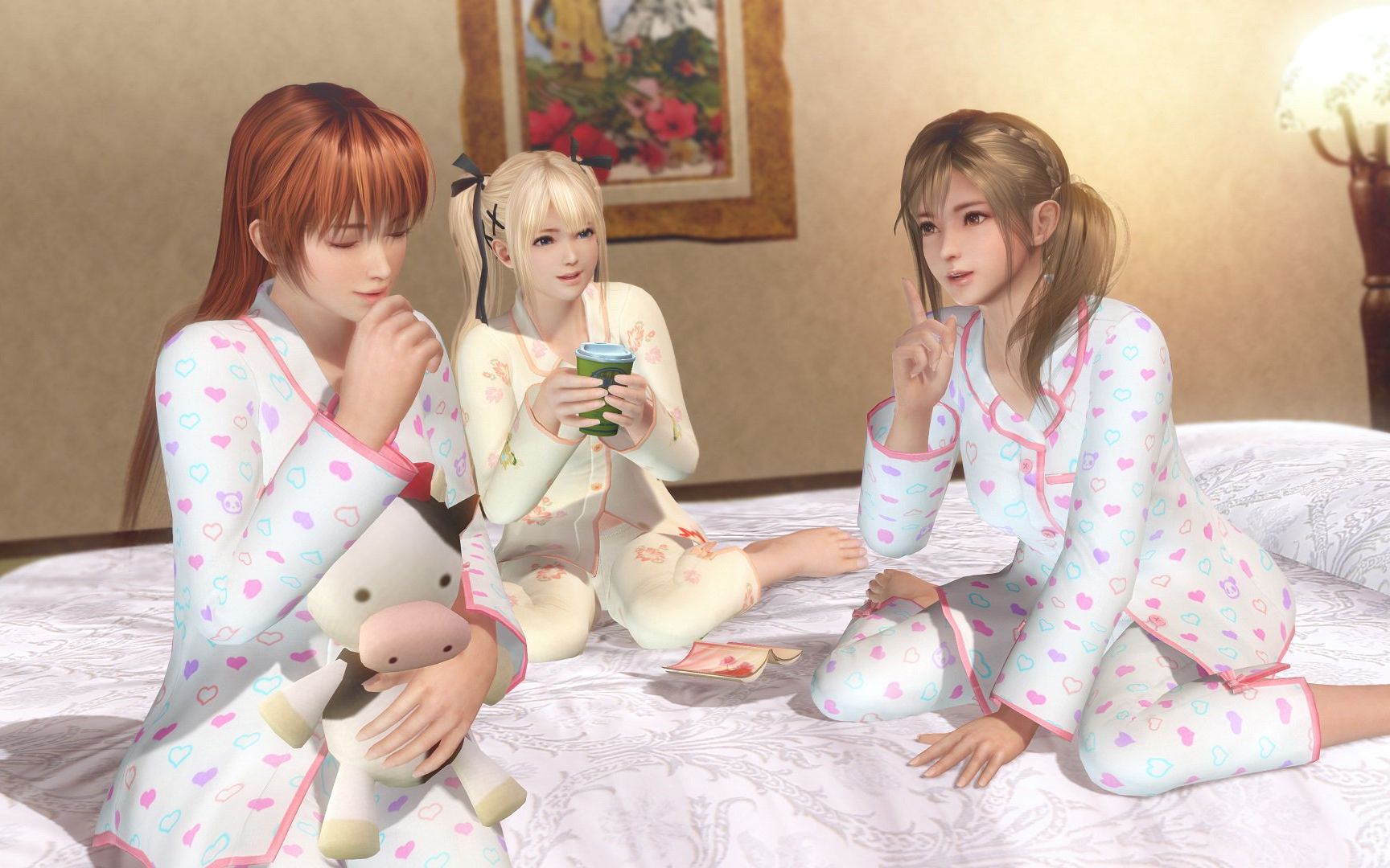 死或生沙滩排球女神假日第一次的睡衣派对中文