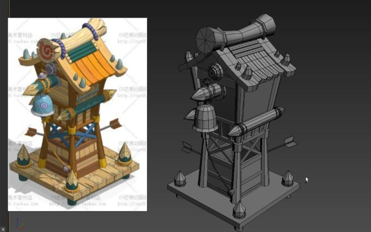 3Dmax场景模型制作教学哔哩哔哩bilibili