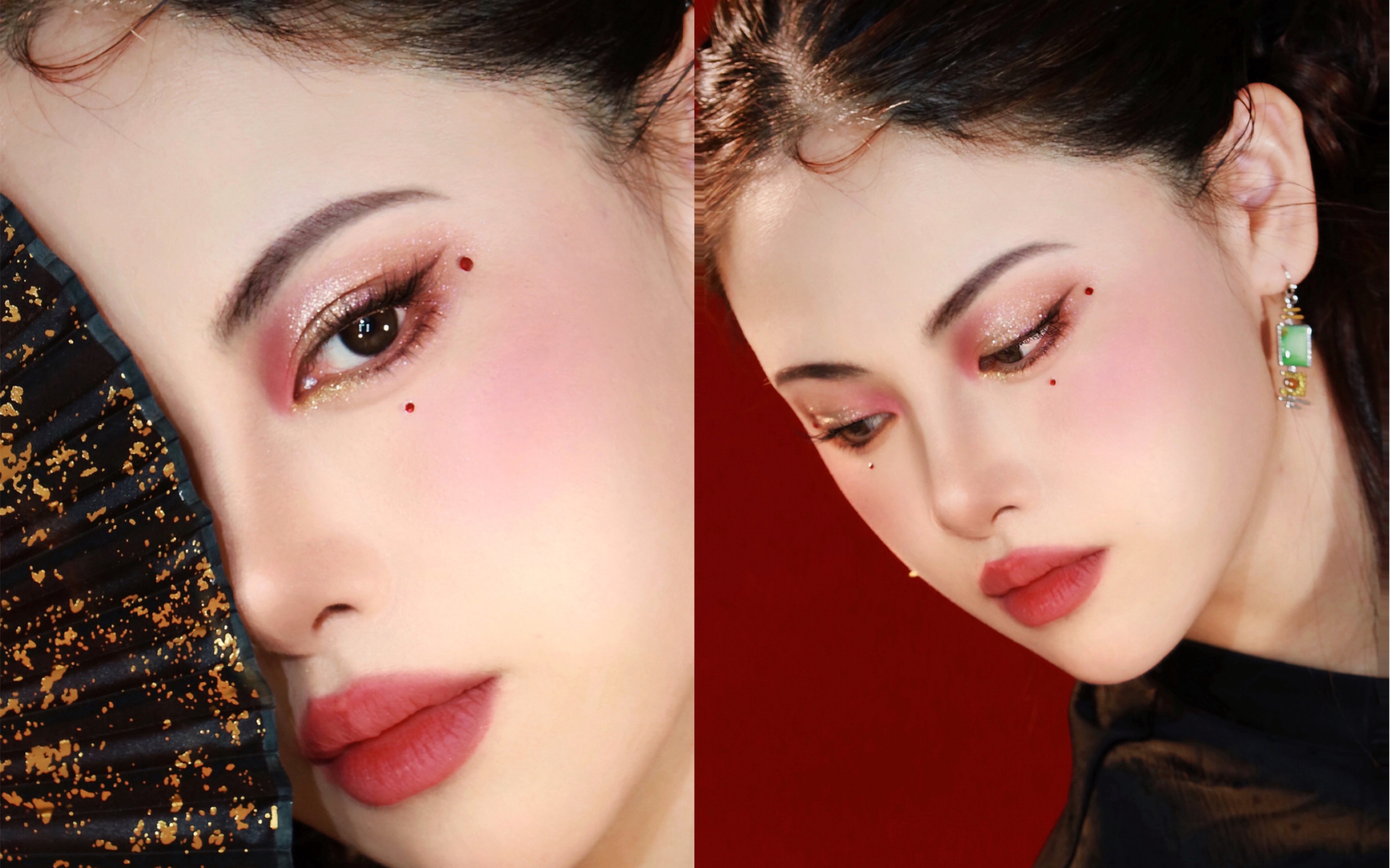 龙年一点红～新中式国潮妆