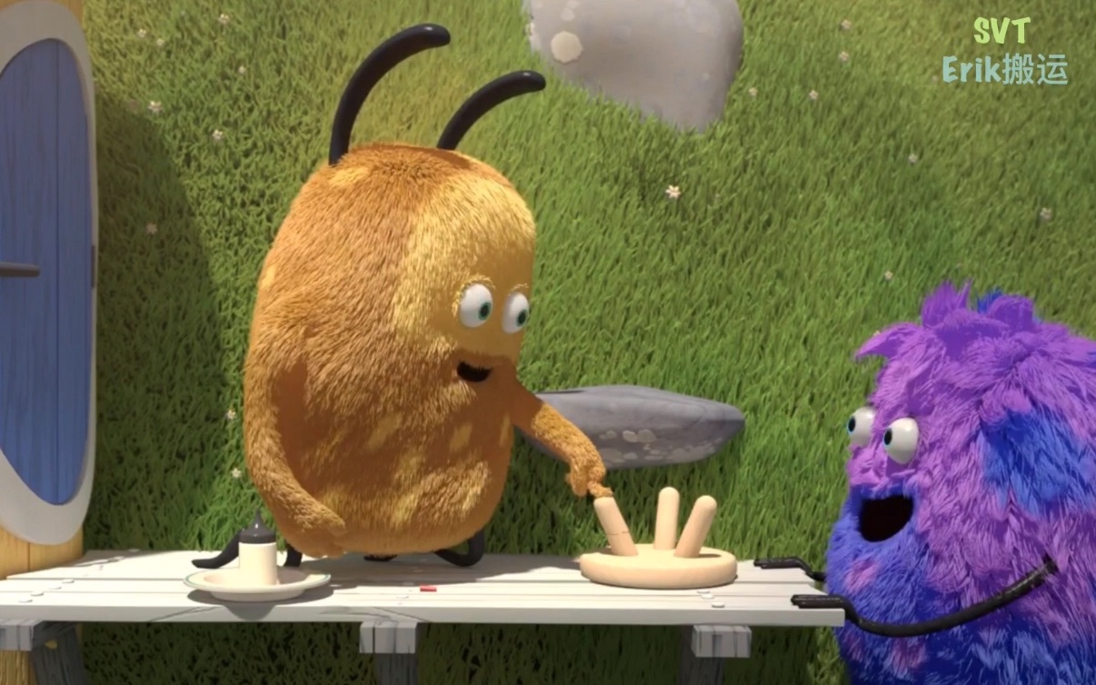 【瑞典少儿动画】kiwi & strit 第五集——胶水