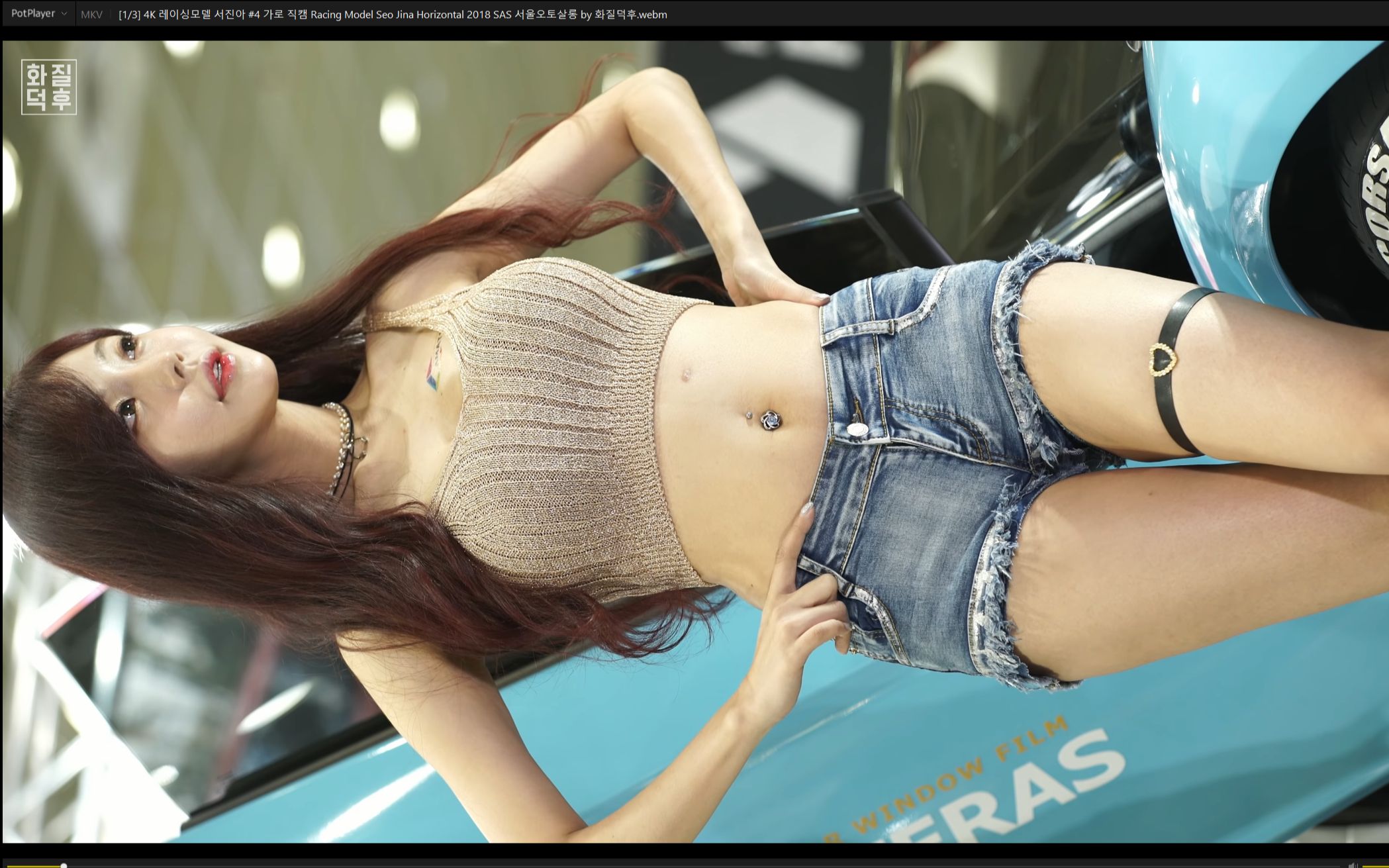 【徐珍儿】4K 韩国模特小姐姐 饭拍 Racing Model Seo Jina Horizontal 2018 SAS哔哩哔哩bilibili