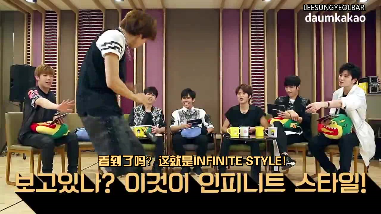 【烈吧中字】150813 KaKao Talk INFINITE 1部哔哩哔哩bilibili