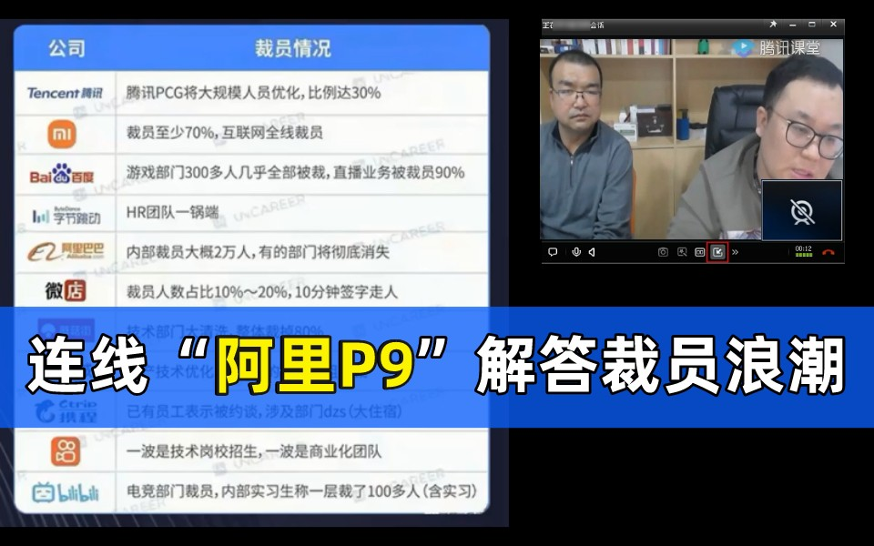 【互联网大厂裁员】程序员在“裁员寒冬”该做的事情丨阿里晋升路线讲解丨IT行业所有方向的利弊分析哔哩哔哩bilibili