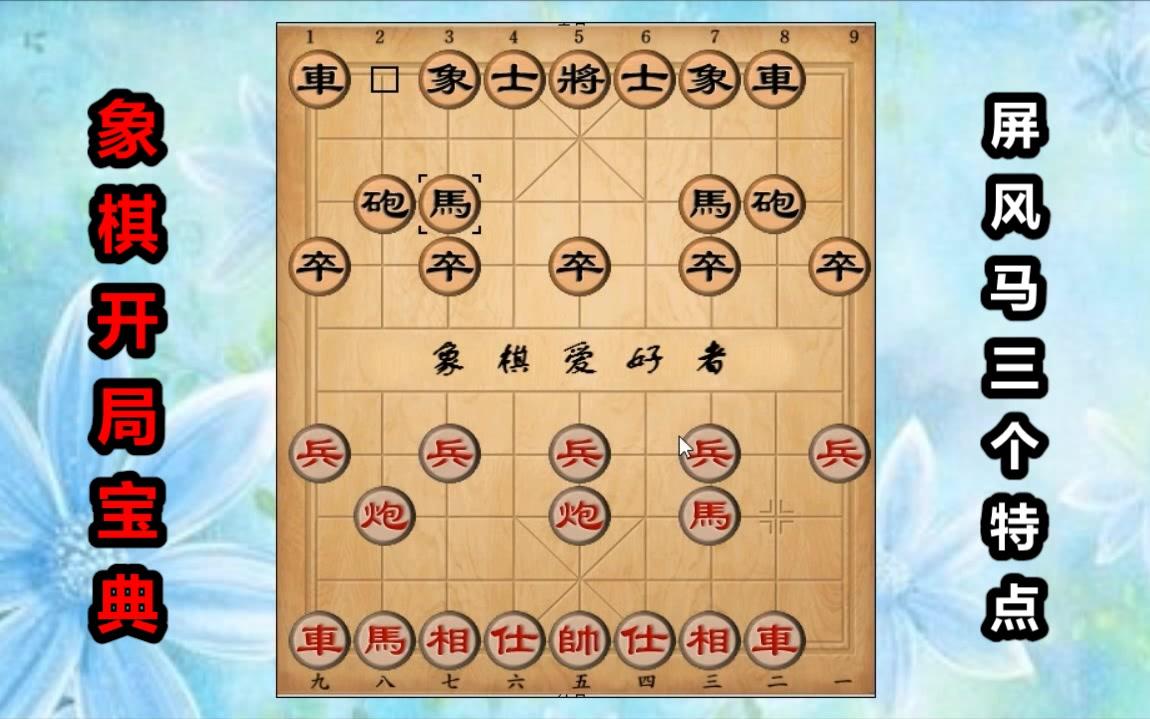 [图]屏风马布局：3个下棋思路，不怕当头炮的任何进攻