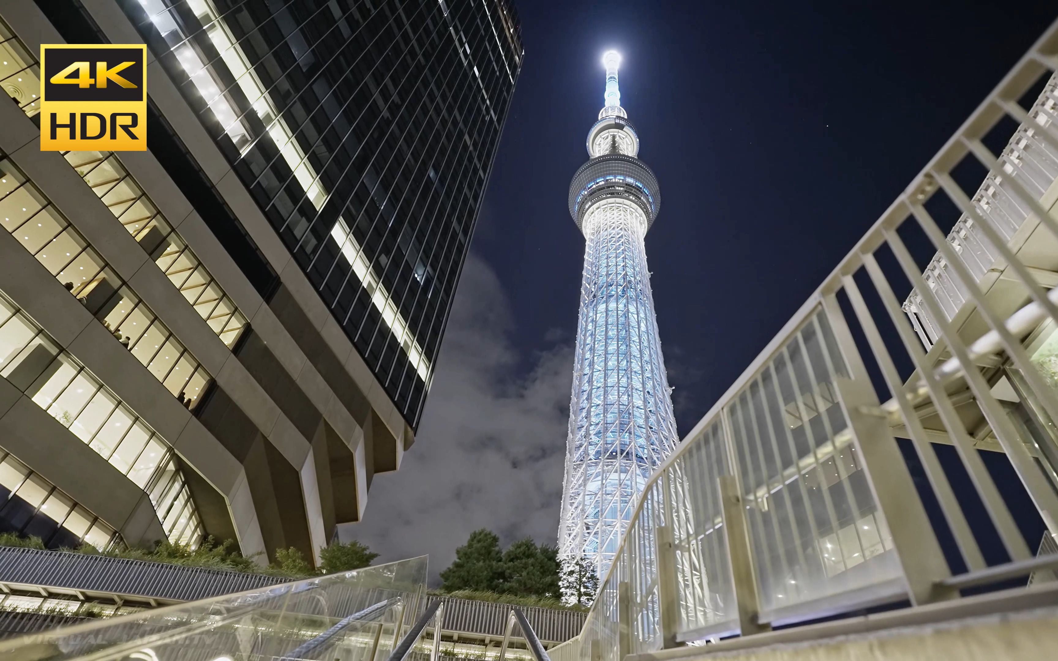 【4k hdr】东京晴空塔夜景 - 2021年秋季