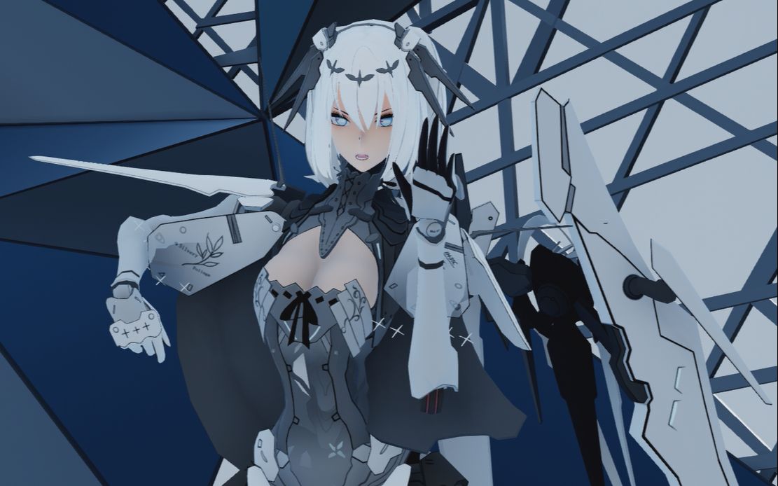 【战双mmd·罗塞塔凛冽-灰都骑士 指挥官,未来的路,我将陪您一直走