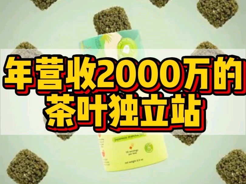 年营收2000万的茶叶独立站#哔哩哔哩bilibili