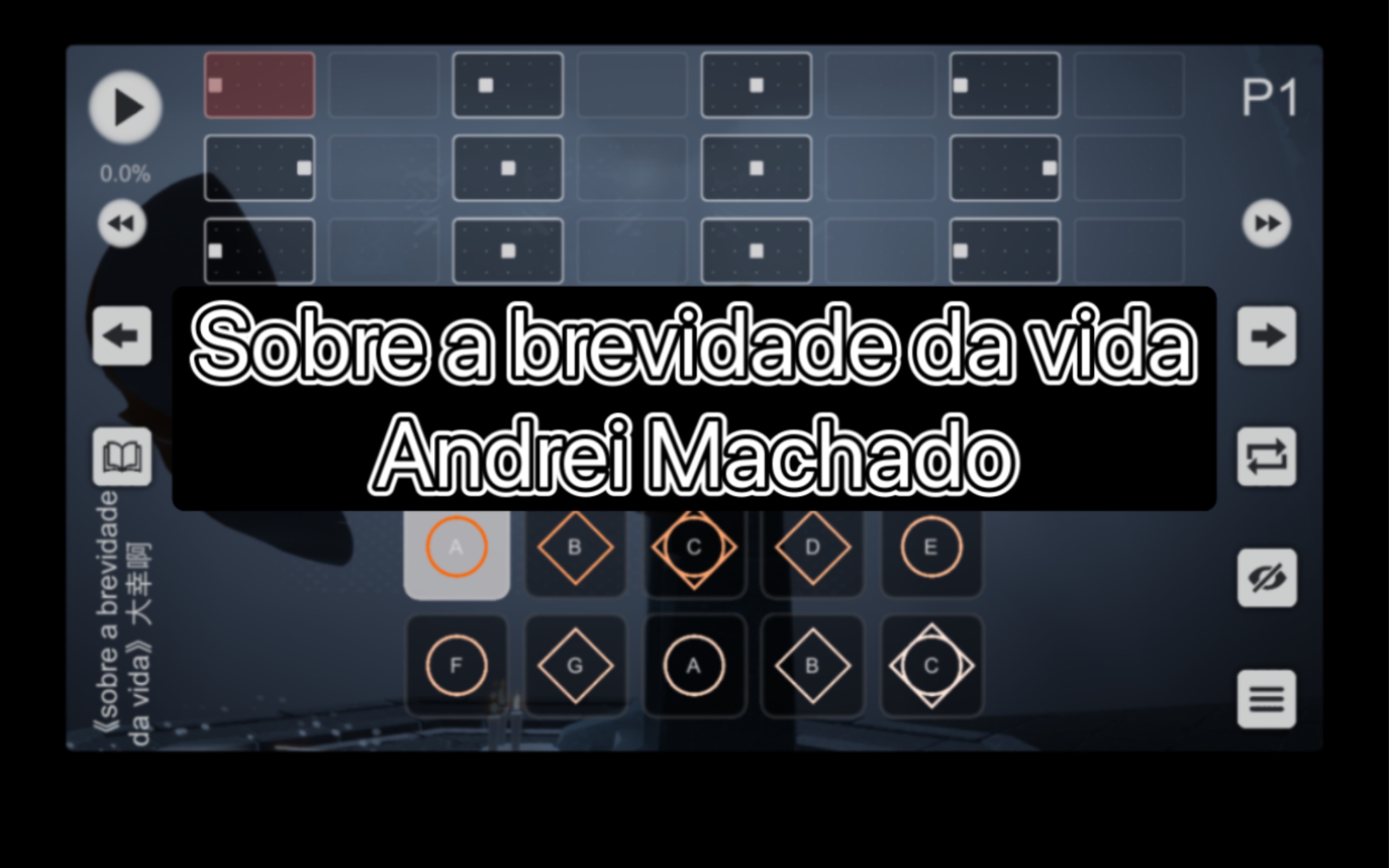 [图]【Sky光遇】Sobre a breviade da vida（论生命之短暂）-Andrei Machado 光遇琴谱 sky studio 有偿谱