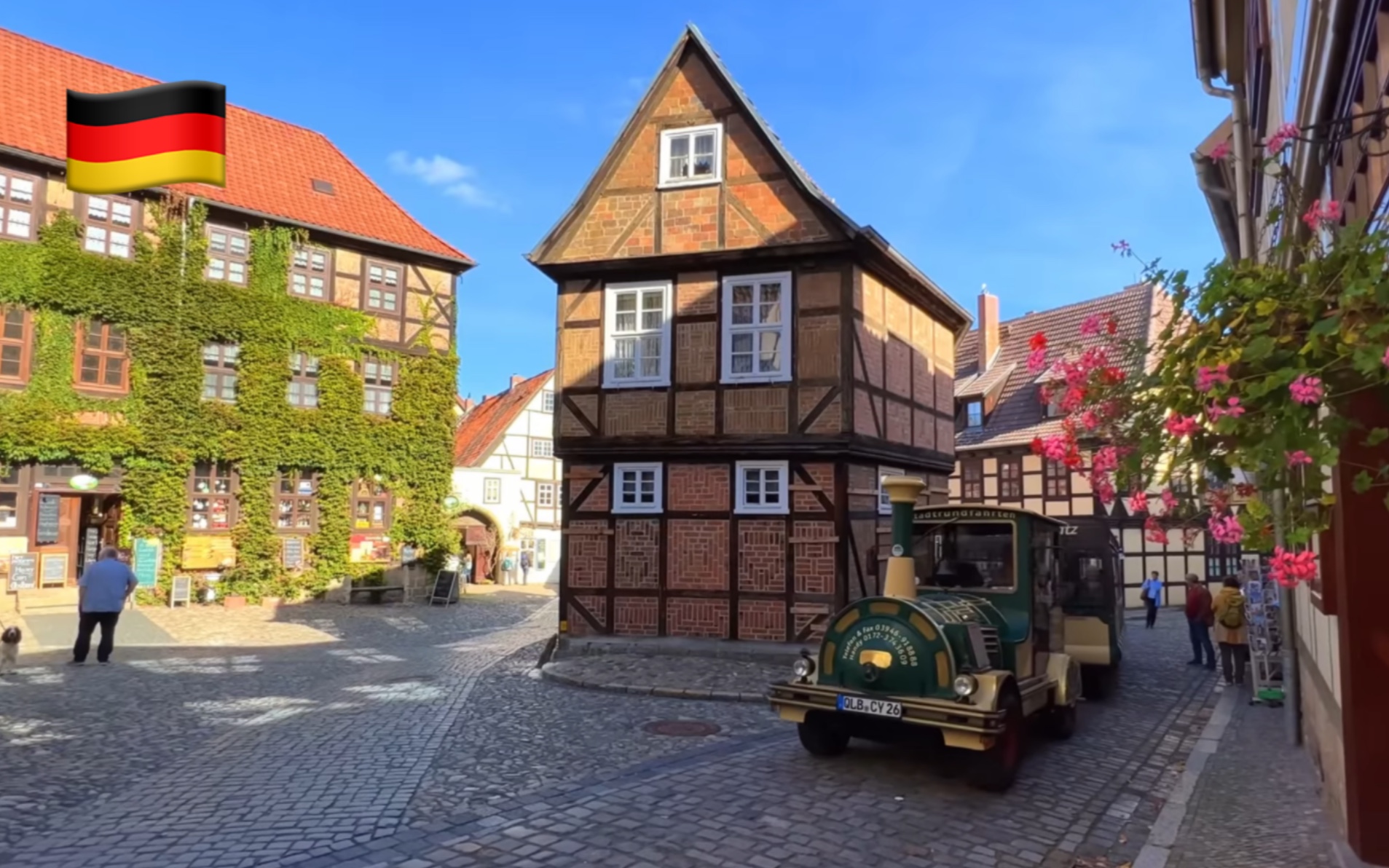 【超清】漫步游德国奎德林堡(quedlinburg)|德国最美丽的中世纪小镇