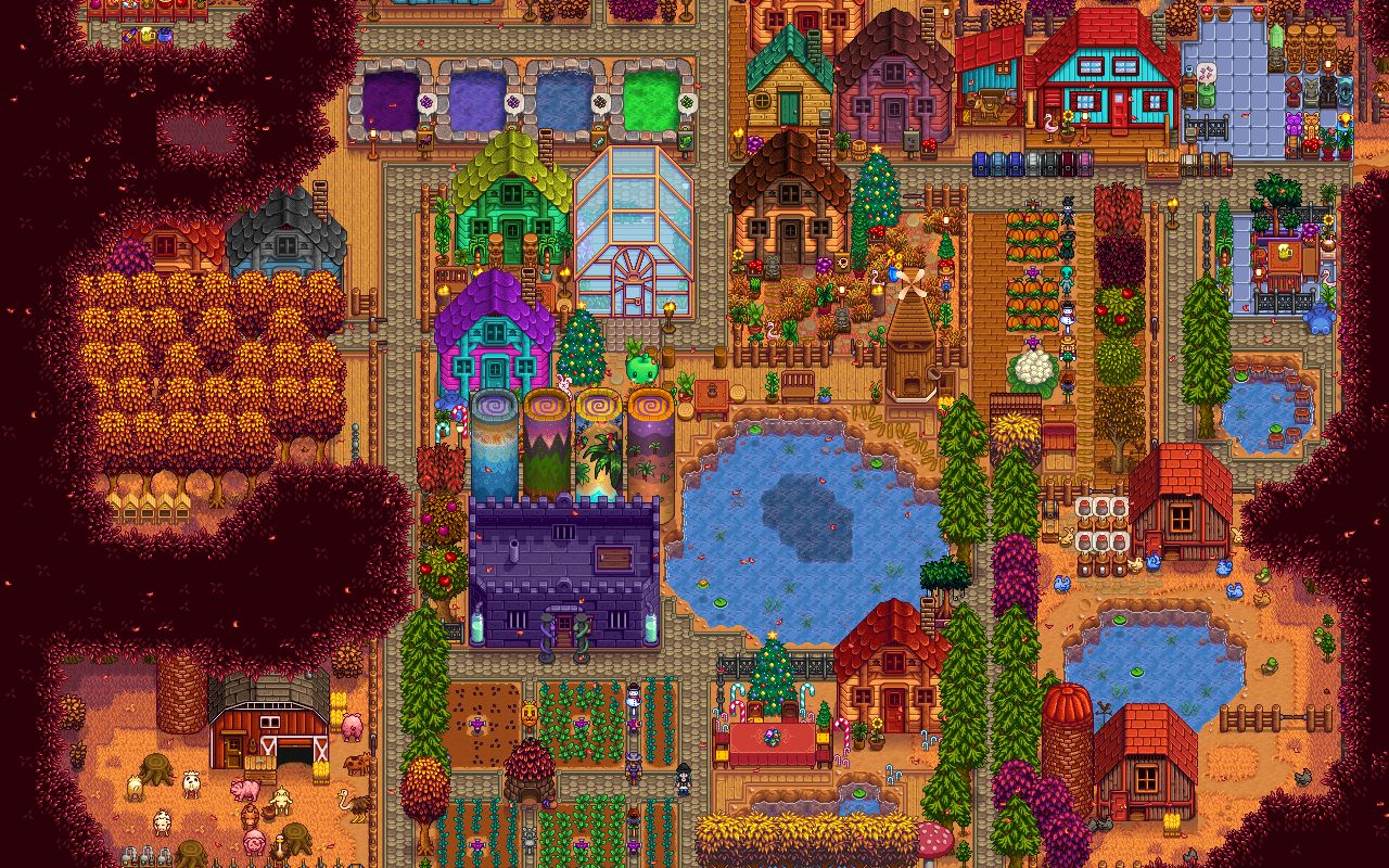 【星露谷物语】森林农场 小屋布局_哔哩哔哩_bilibili