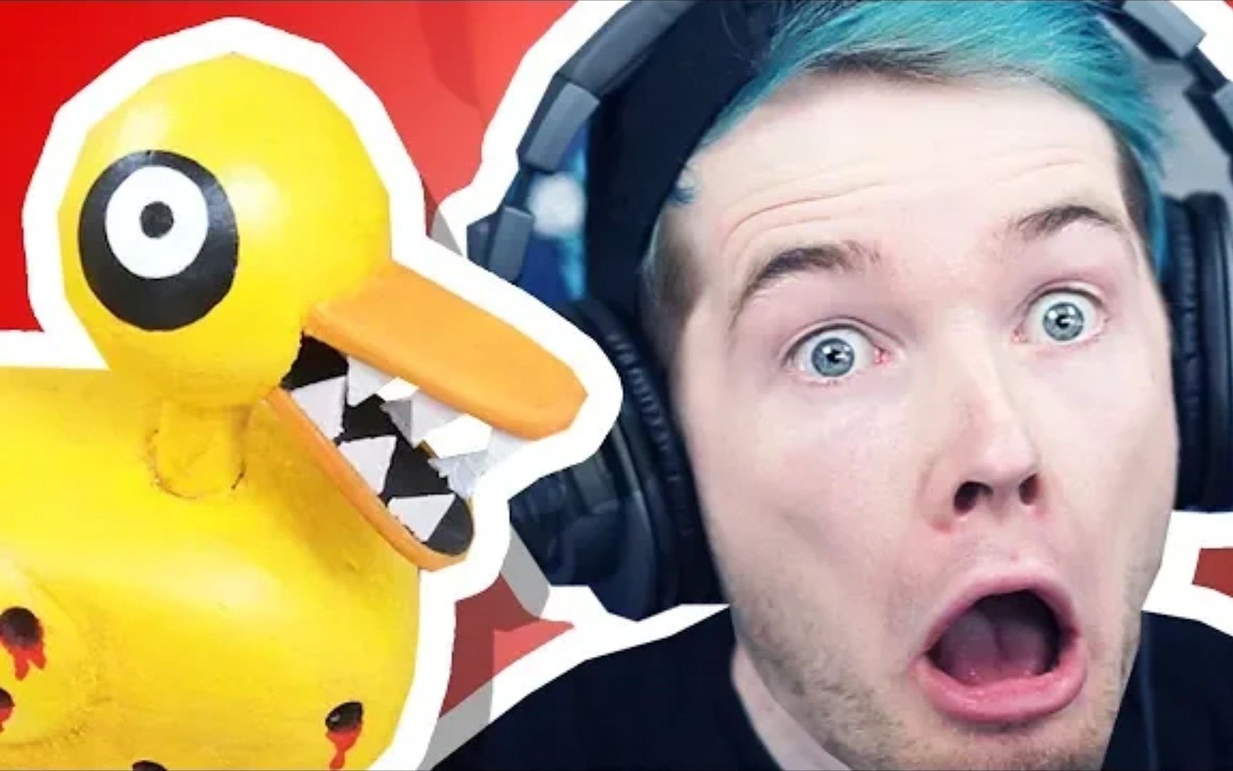 【钻石哥】我被恐怖鸭子吓到了!