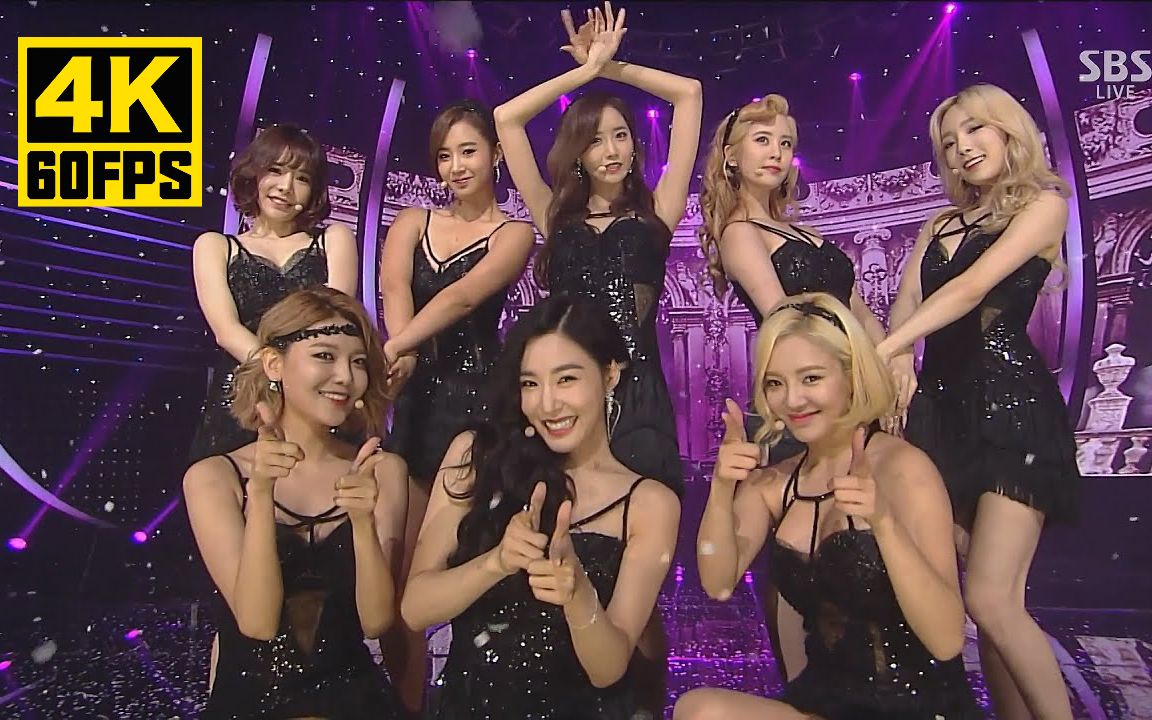 [4k60fps] 少女时代 - lion heart 150906 sbs 人气歌谣