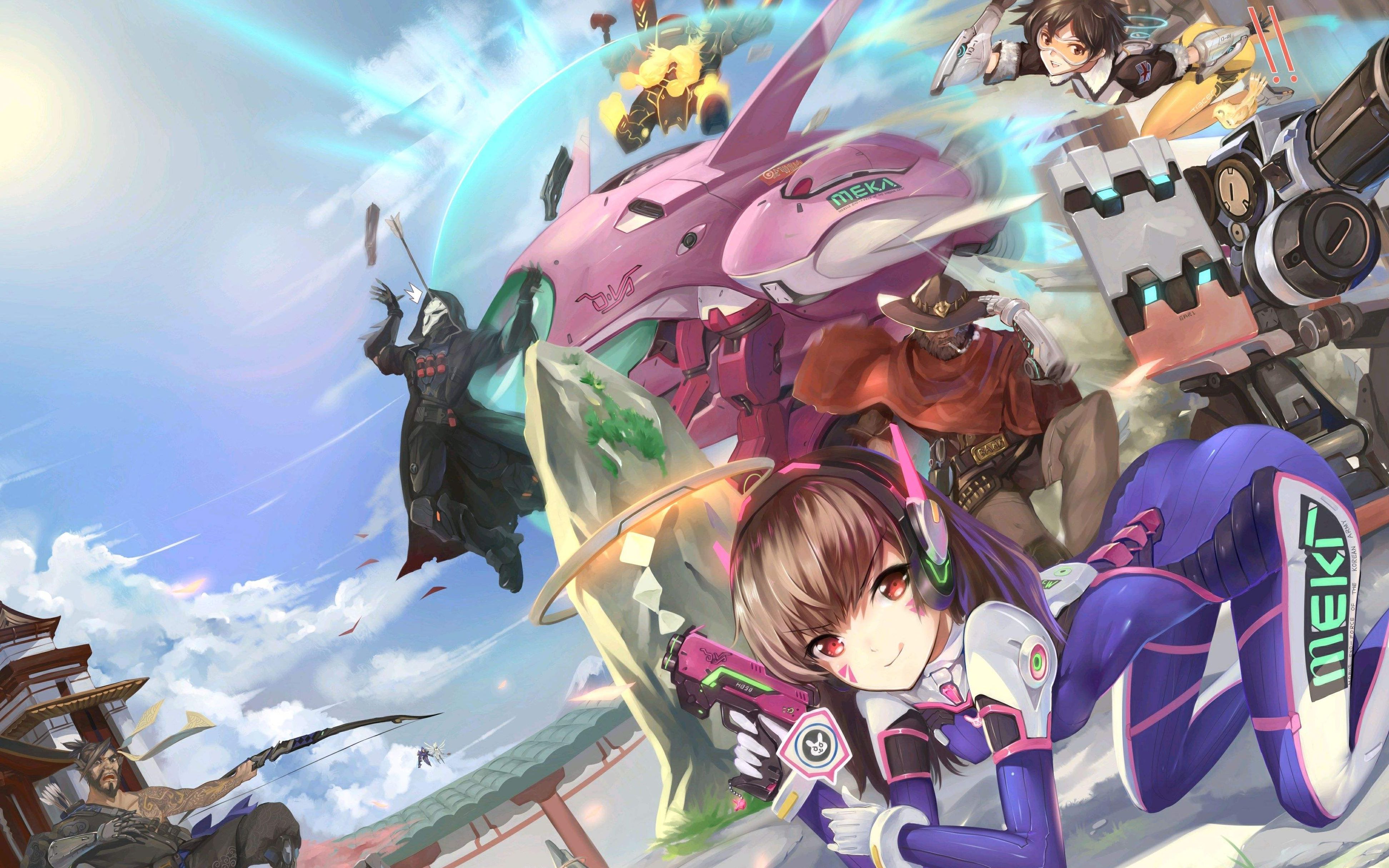 【守望先锋cg混剪】用日式rpg的方式打开守望先锋