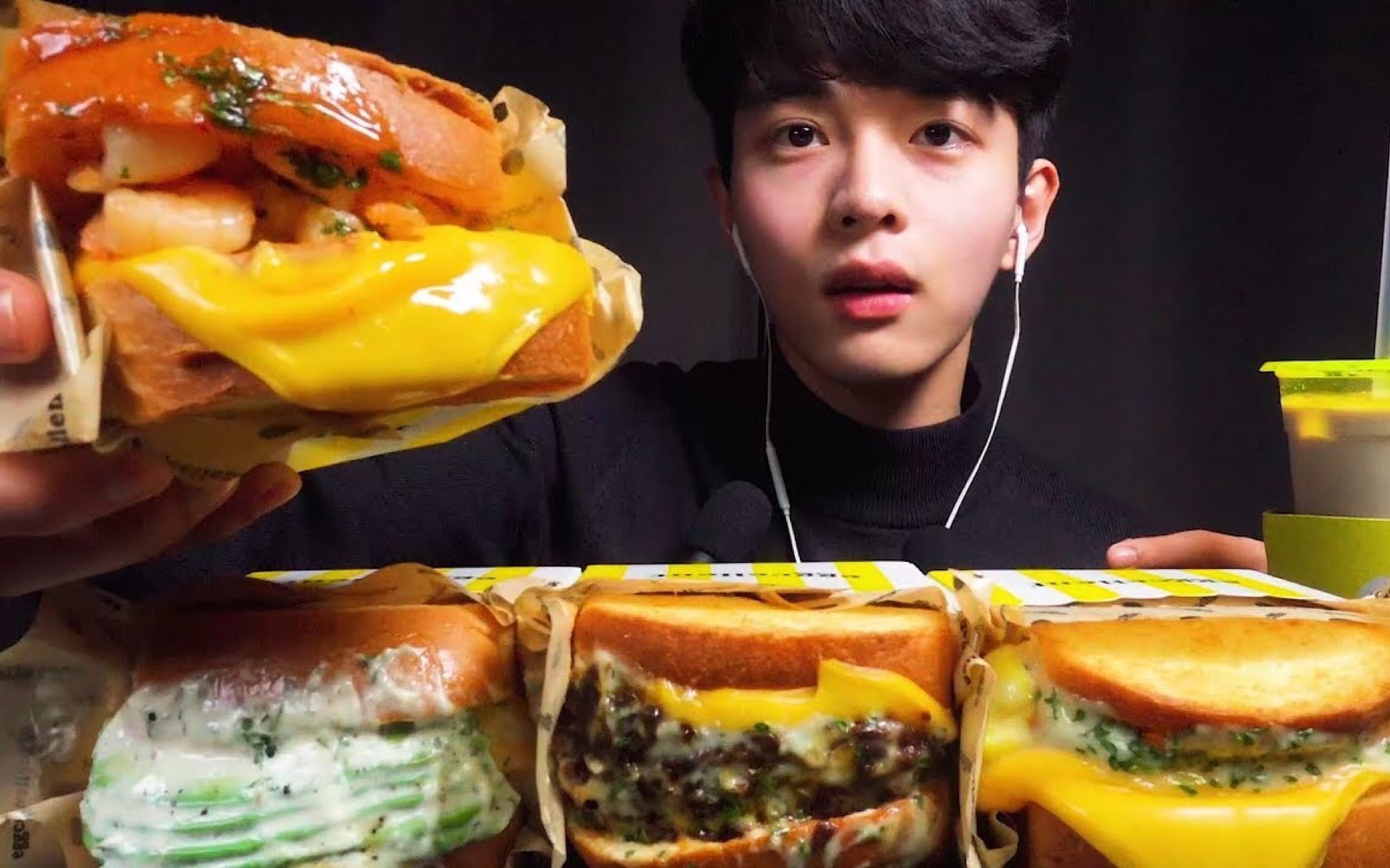 【chan sori】 芝士虾仁烤肉牛油果吐司_哔哩哔哩_bilibili