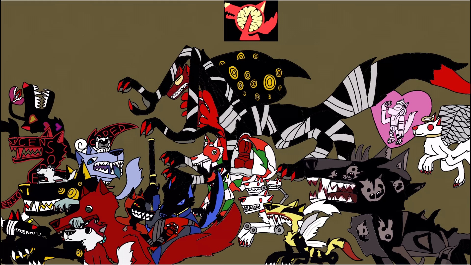 【脑叶公司】狼人小小全家福