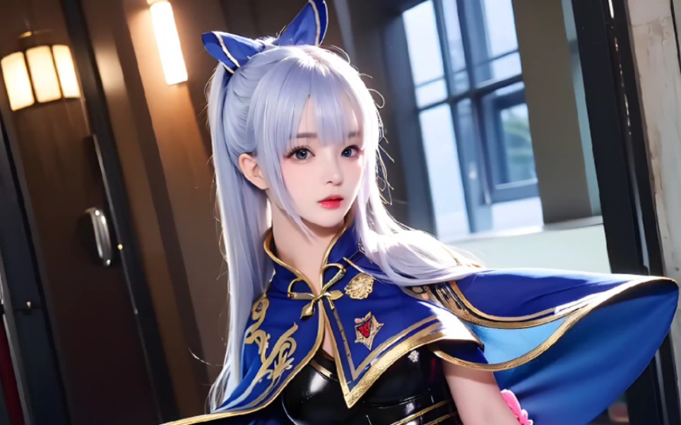 ai绘画 原神 女神 神里绫华 萌妹子 小姐姐 coser