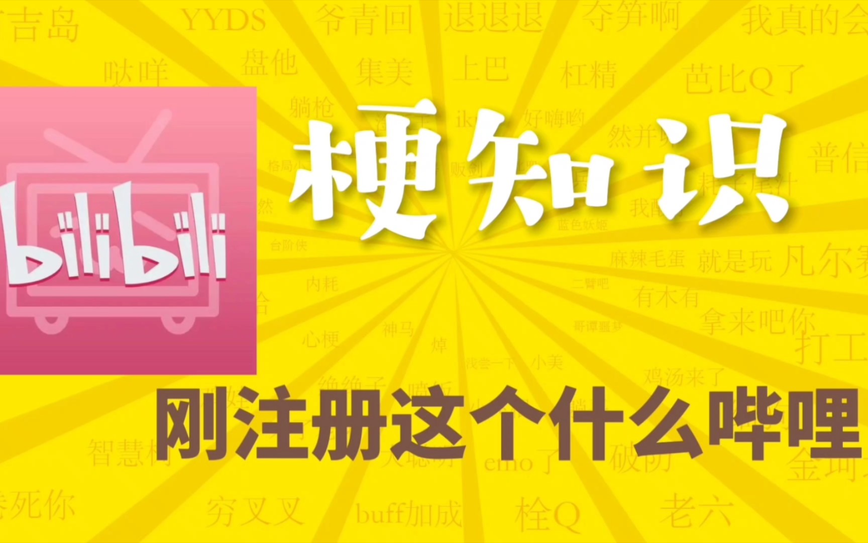 "《刚注册这个什么哔哩哔哩网站》是什么梗?"哔哩哔哩bilibili