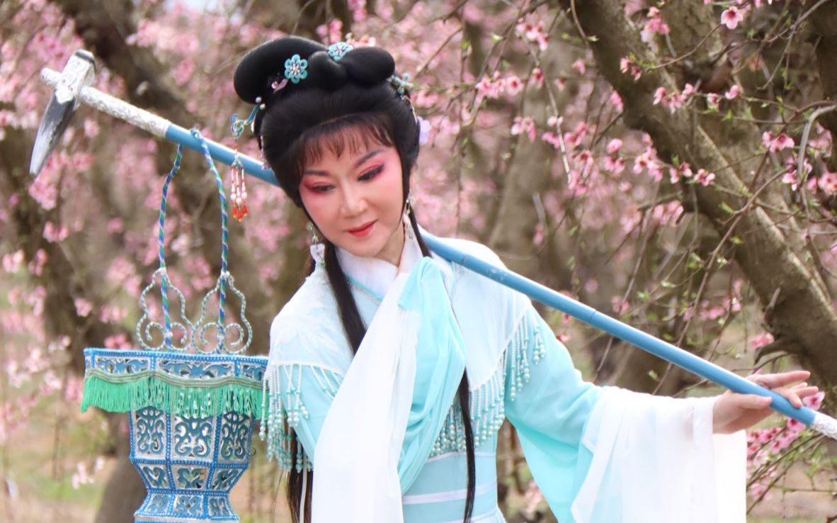 越剧红楼梦葬花美国洛杉矶越剧团连玉烨