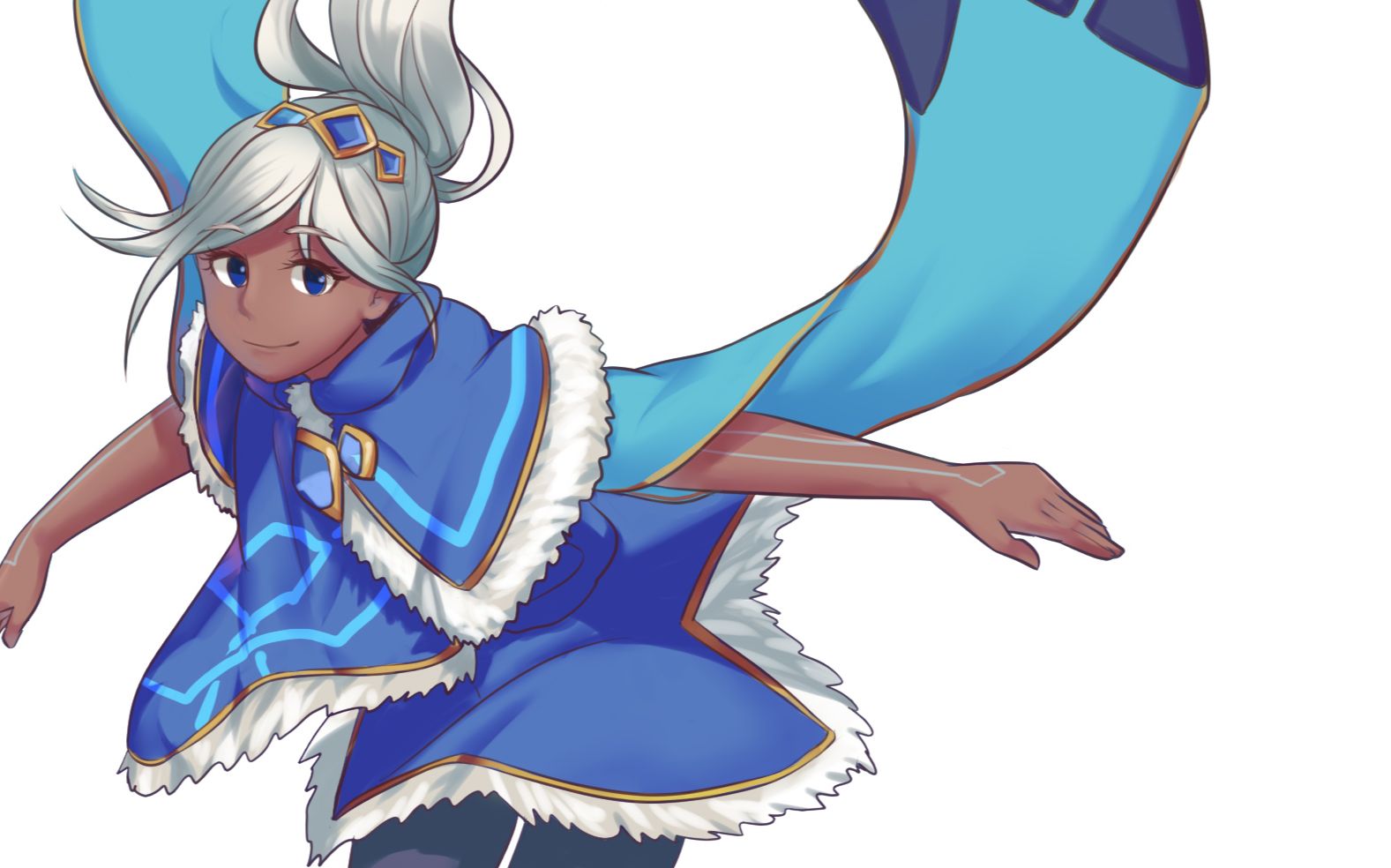 【板绘】英雄联盟-岩雀_哔哩哔哩 (゜-゜)つロ 干杯~-bilibili