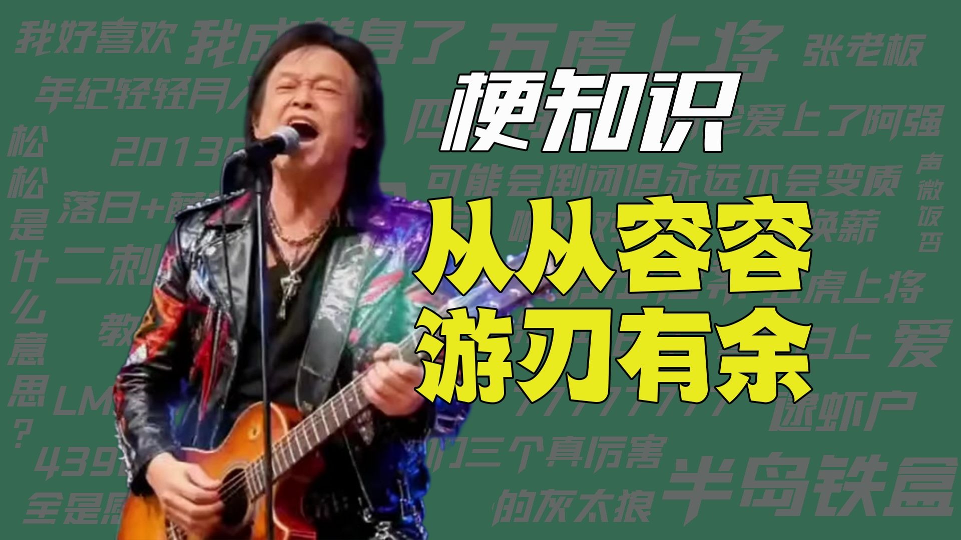 【梗知识】从从容容游刃有余-梗的知识-梗的知识-哔哩哔哩视频