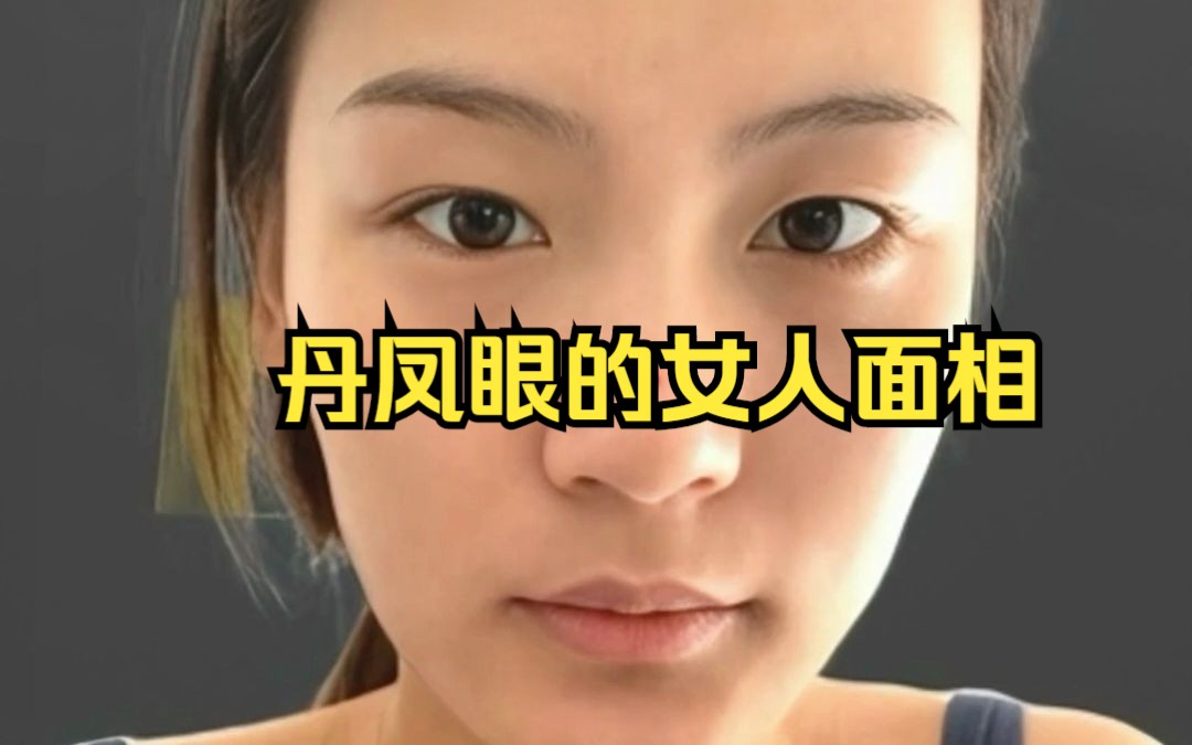 丹凤眼的女人面相哔哩哔哩bilibili