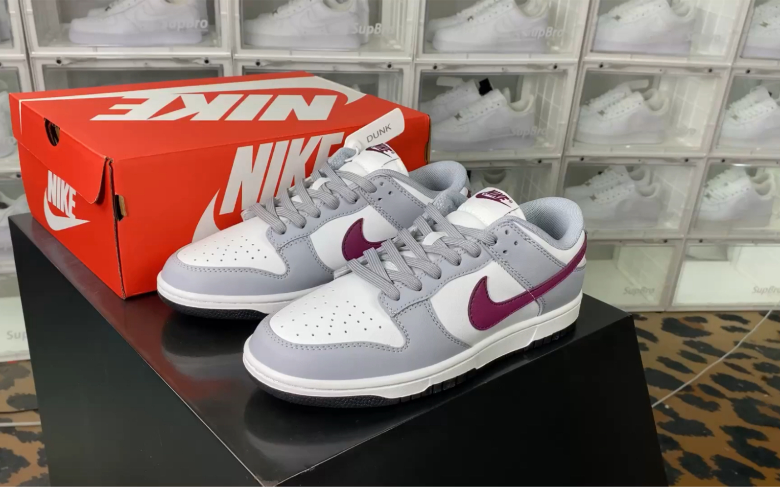 【权威实拍】nike dunk low 白灰红