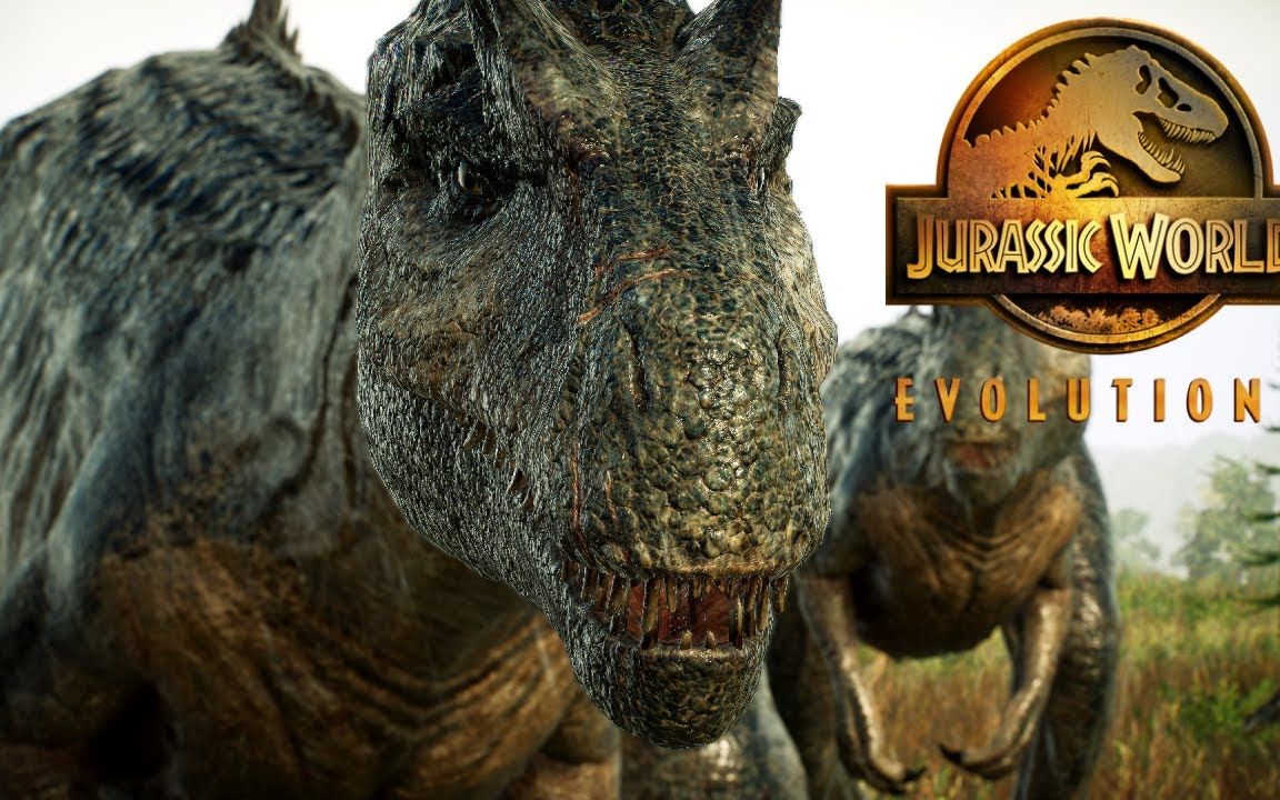 异特龙在暴风雨中猎杀梁龙 - 侏罗纪世界:进化 2 | 史前生命 [4k]