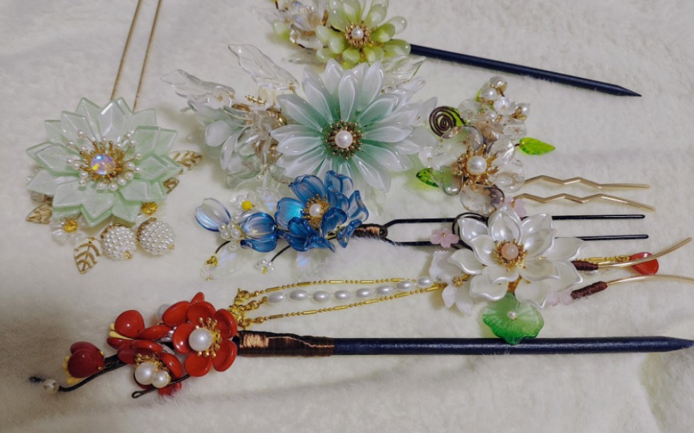 琉璃发簪福袋,回血,100七件,鱼备课汉姆