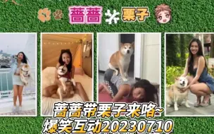 Download Video: 蔷蔷带栗子来咯~爆笑互动20230710