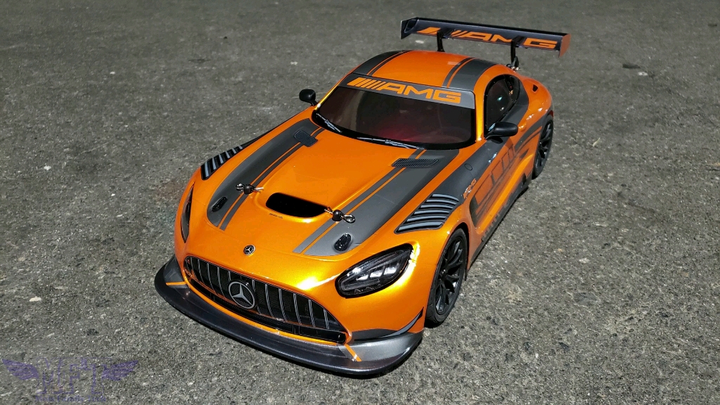 【户外野跑】京商遥控平跑 1/10 奔驰AMG GT3 FAZER电动四驱房车平跑 RTR Mk2 FZ02哔哩哔哩bilibili