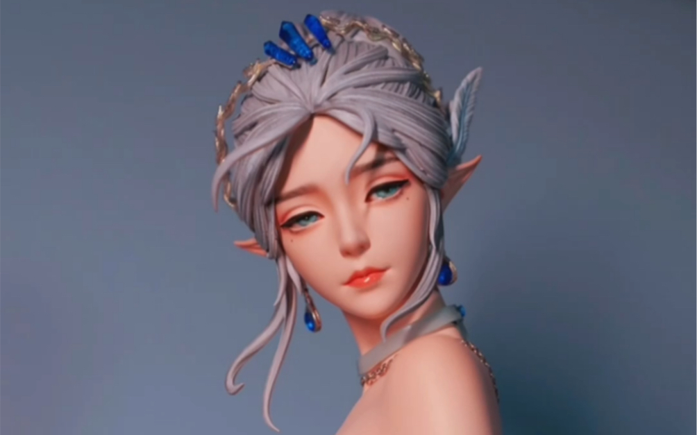 热门ip小姐姐做成手办竟然可以这么美～鬼刀海琴烟公主,tes回眸～8000