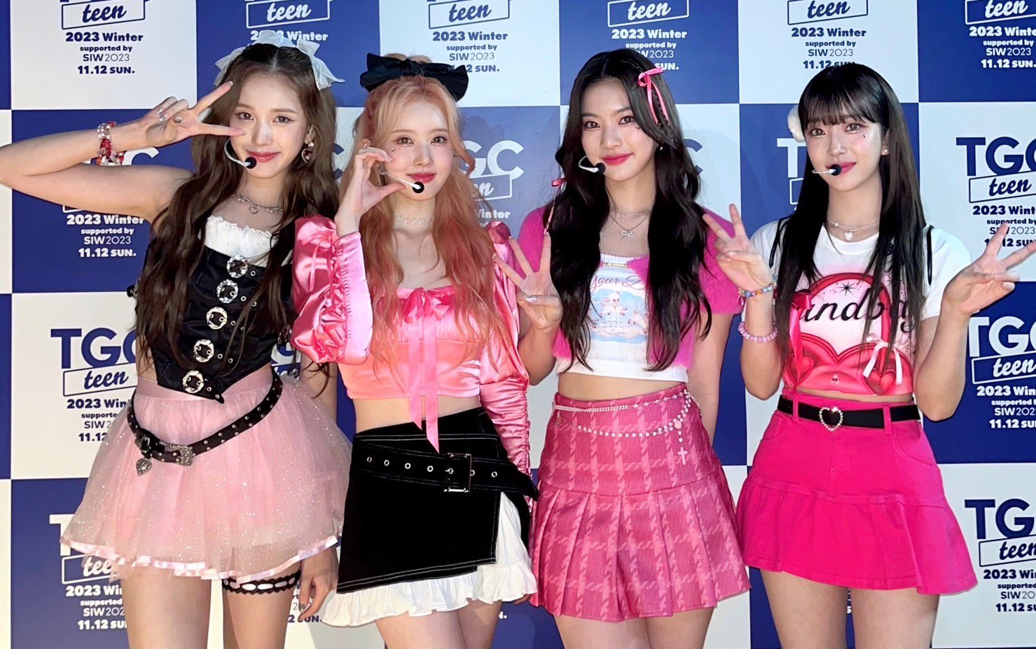 【stayc】231112 东京女孩时装秀舞台(bubble run2u teddy bear poppy