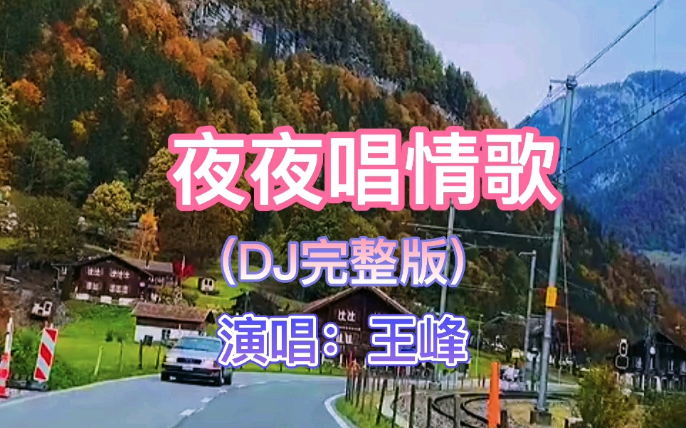 [图]王峰演唱的情感歌曲《夜夜唱情歌》DJ完整版，旋律优美动听，让人心醉。