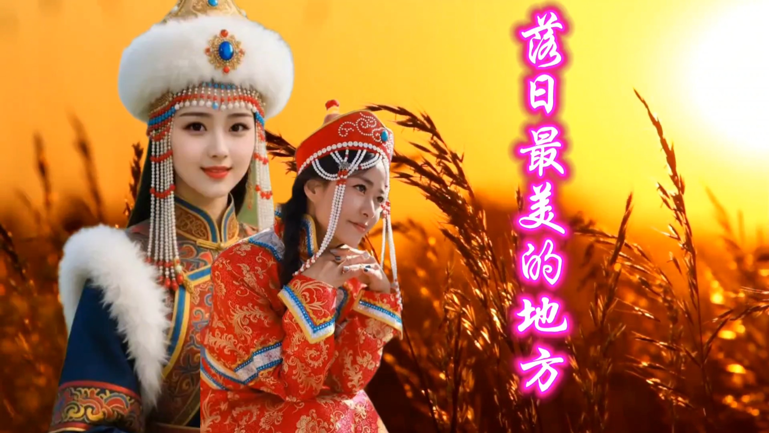 又一首草原天籁神曲《落日最美的地方》歌声醉人心扉！
