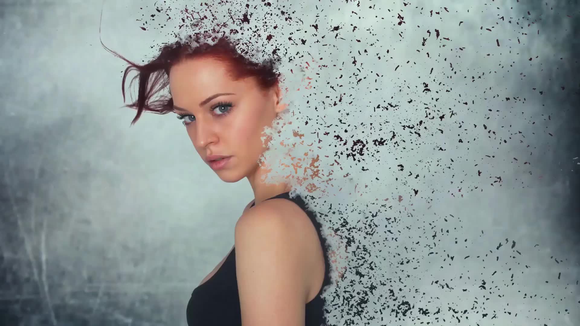 ps制作粒子破碎效果