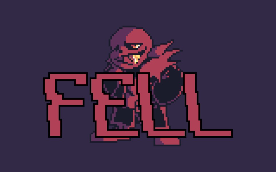 像素fell绘画过程_哔哩哔哩_bilibili