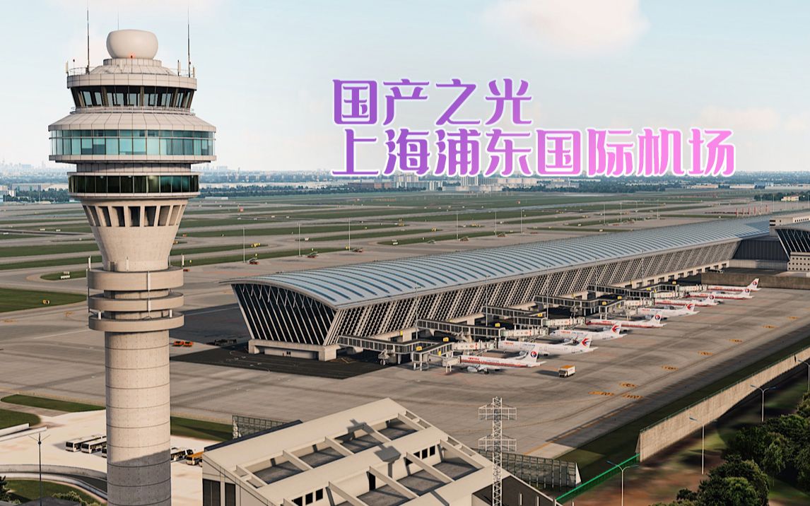 国产之光wfss上海浦东机场zspd地景官方视频