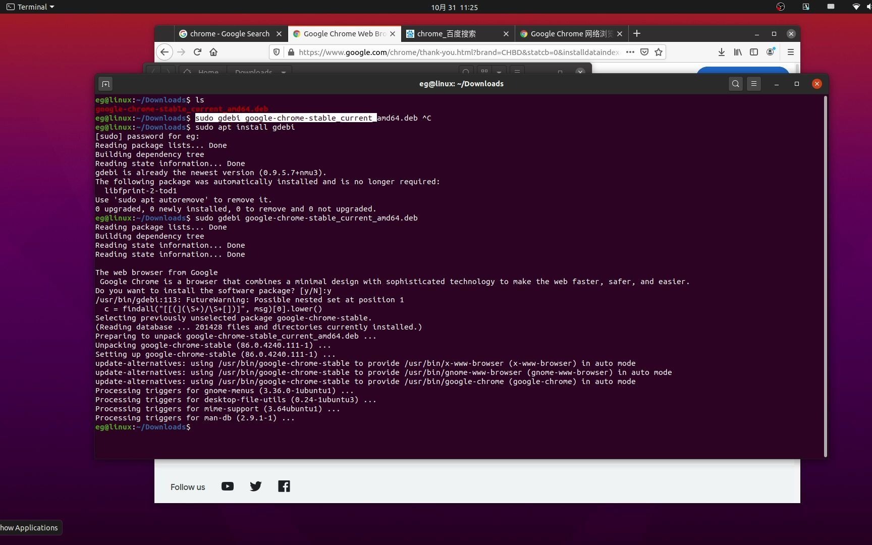 如何在Linux系统上安装并使用Chrom浏览器？  第1张