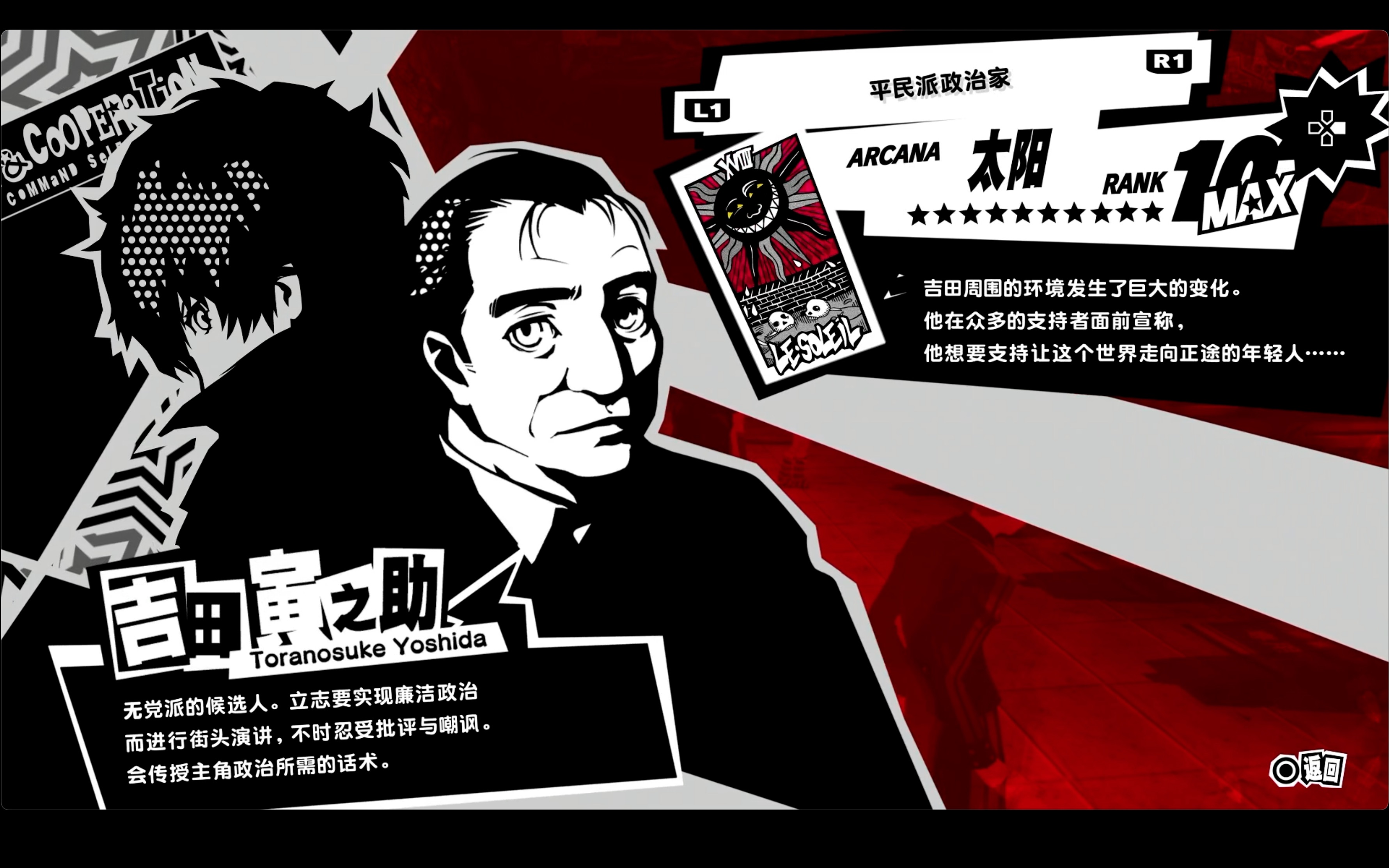 【P5R】太阳ⷮŠ吉田寅之助 COOP及特殊事件 [合集]哔哩哔哩bilibili女神异闻录5