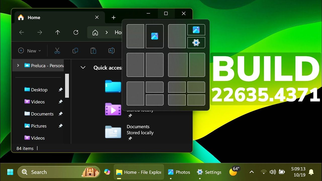 【截图工具升级】微软宣布推出 Windows 11 23H2 最新版 Build 22635.4371(Beta)系统更新:快照布局优化 讲述人增强哔哩哔哩bilibili