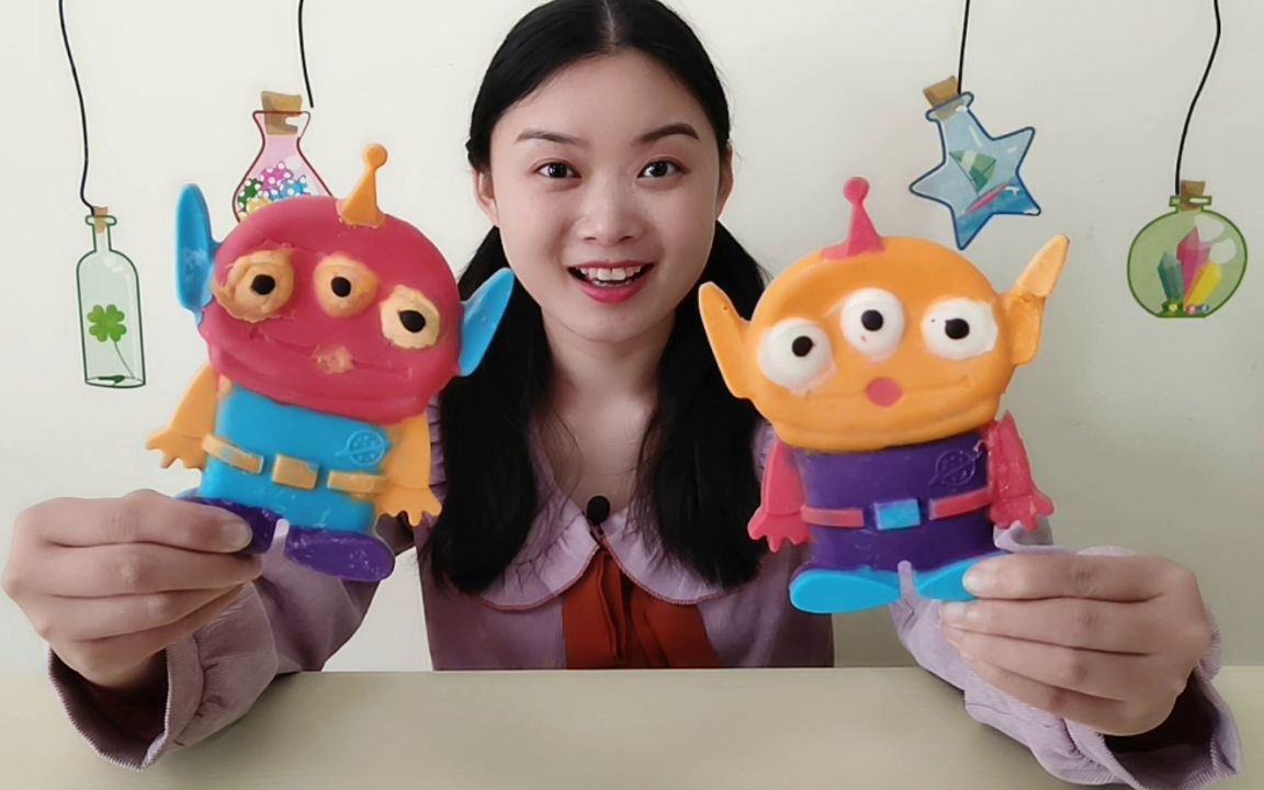 创意"三眼天线宝宝巧克力",萌趣的造型,香甜丝滑的口感超赞