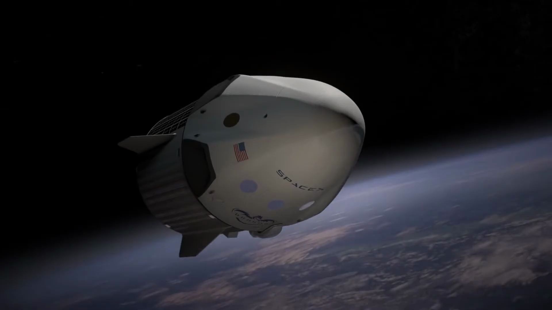 美国spacex公司发布第二代龙飞船dragon v2,可反复利用_哔哩哔哩_bili